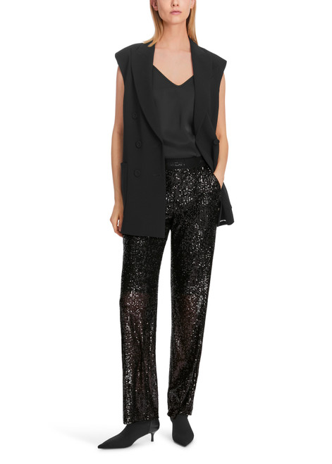 MARC CAIN Black Washington With Mini Sequins