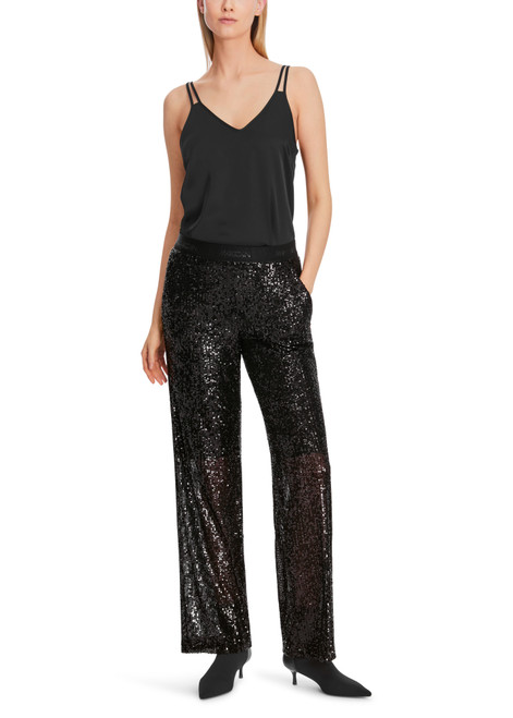 MARC CAIN Black Washington With Mini Sequins