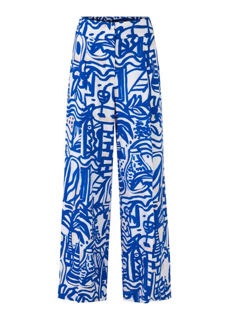 MARC CAIN COLLECTIONS Gentian Wichita Summery Trousers | YC 81.58 W79