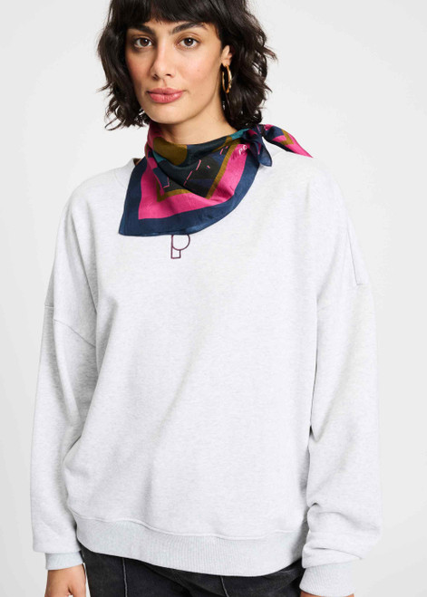 POM AMSTERDAM Pink Shawl - Croissant Romance Small | XSP9395