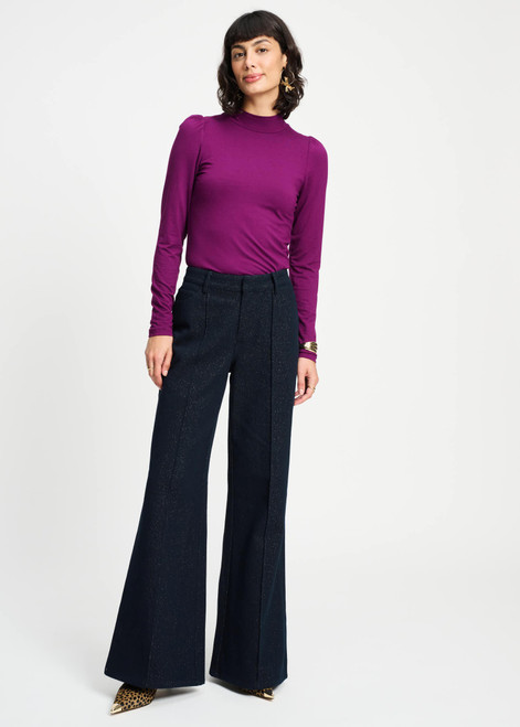 POM AMSTERDAM Blue Pants - Dark Shimmer | SP9355