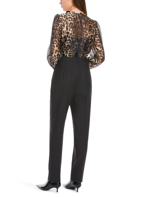 MARC CAIN Black Fuzhou With Glitter Details