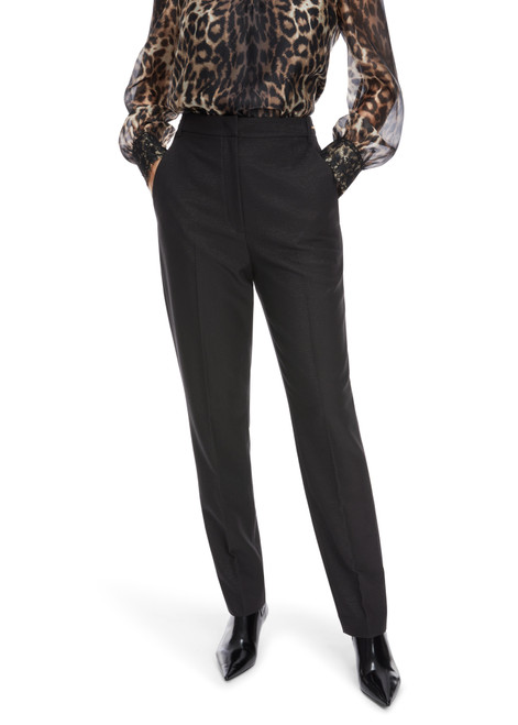 MARC CAIN Black Fuzhou With Glitter Details