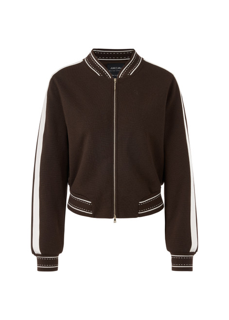 MARC CAIN COLLECTIONS Dark Wood Knitted In Germany Cardigan | ZC 39.02 M28