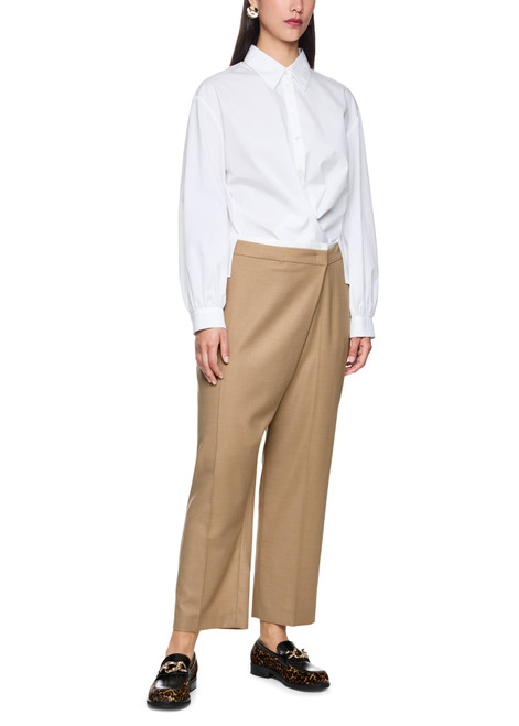 MARC CAIN WARM SAND WIDE LEG CUT PANTS | ZC 81.20 W29