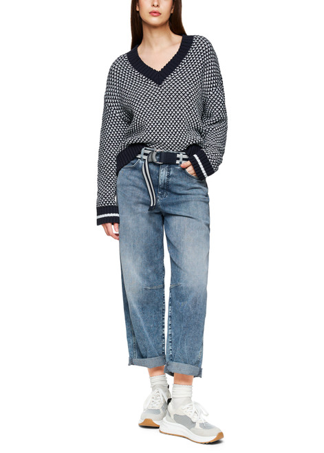 MARC CAIN SPORTS Vintage Blue Ruma Rethink Together High-Waist Jeans | ZS 82.02 D03