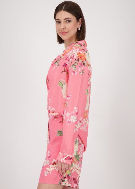 MONARI Pink Blouse With Floral Pattern | 409638