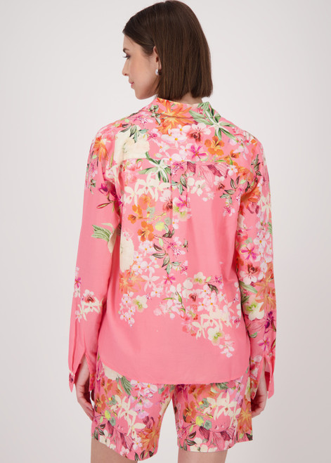 MONARI Pink Blouse With Floral Pattern | 409638