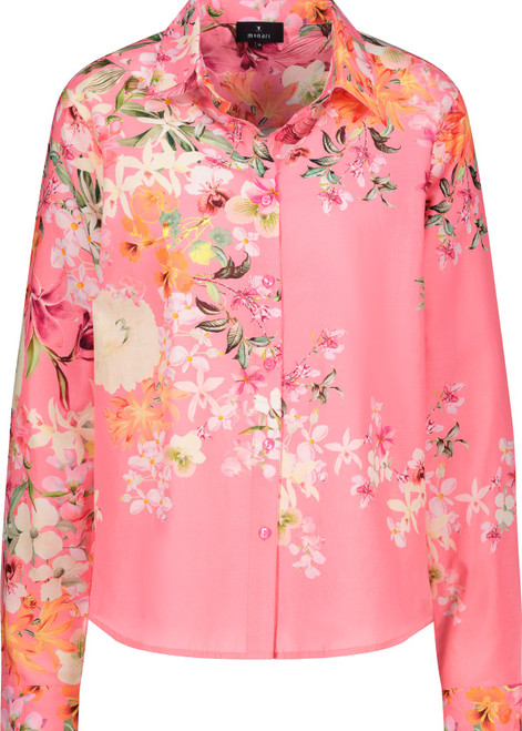 MONARI Pink Blouse With Floral Pattern | 409638