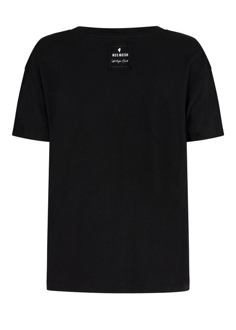 MOS MOSH Black Lucien O-Ss Tee | 154070