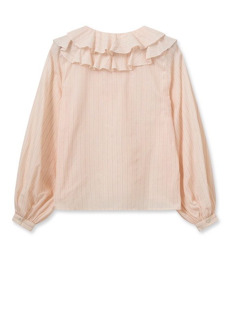 MOS MOSH Begonia Pink Kela Stripe Blouse | 160200