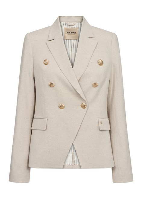 MOS MOSH Feather Gray Beliz Jolene Blazer | 169260