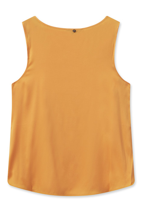 MOS MOSH Blazing Orange Astrid Silk Tank Top | 134710