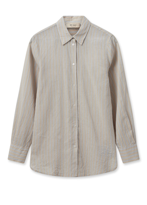 MOS MOSH Cement Elinda Linen Shirt | 159640
