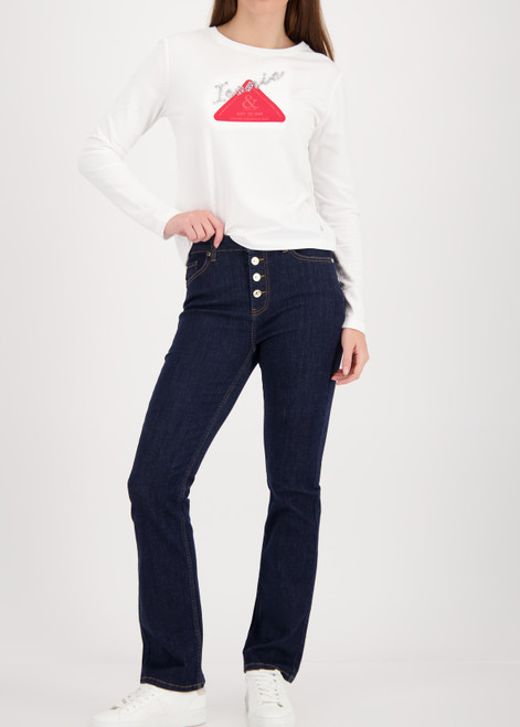 MONARI Blue Straight-Leg Jeans | 410343