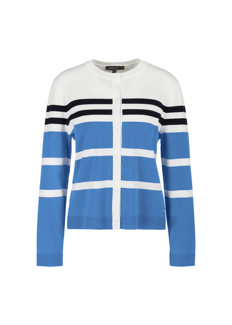 MARC CAIN Bright Azure Ladies Cardigan | WS3926M35