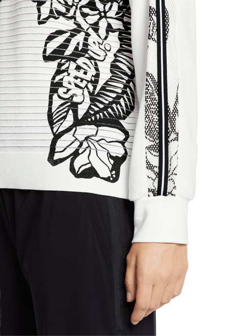MARC CAIN Whtndblck Rethink Together Knit Sweater | WS4118M15