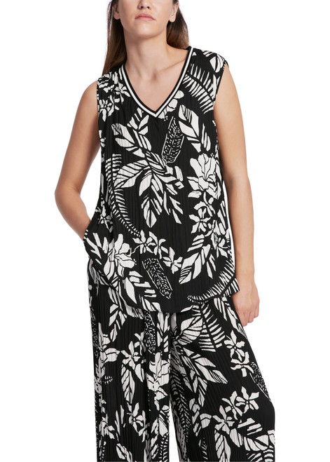 MARC CAIN Blckndwht Ladies Top | WS6101W22
