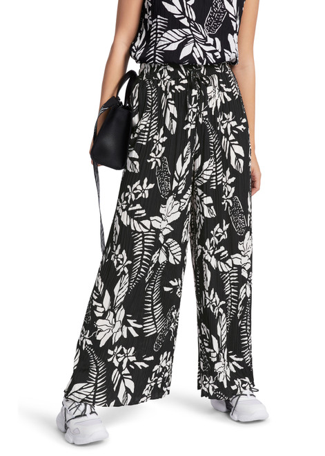 MARC CAIN Blckndwht Sinnar High-Waisted Trousers | WS8115W22