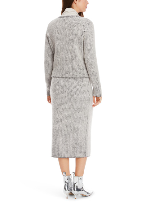 MARC CAIN Smoke Elegant Cardigan - Knitted In Germany | XC3923M31