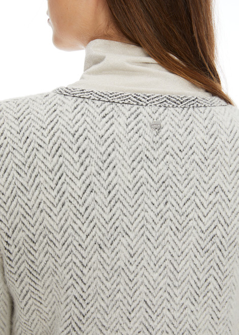 MARC CAIN Smoke Elegant Cardigan - Knitted In Germany | XC3923M31