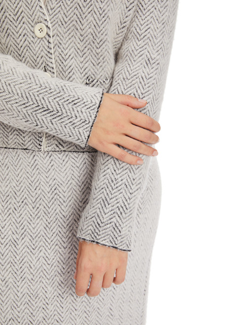 MARC CAIN Smoke Elegant Cardigan - Knitted In Germany | XC3923M31