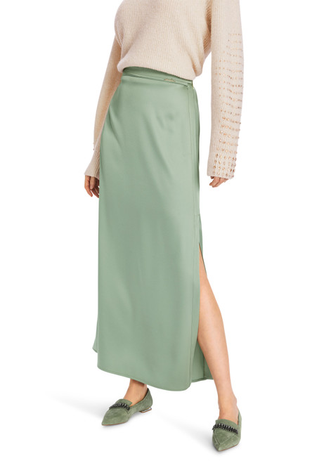 MARC CAIN Frozen Sage Pencil Skirt With Stretch | XC7120W15