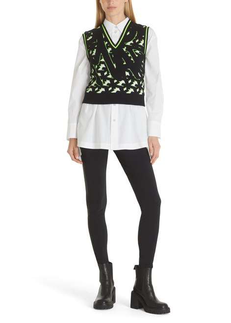 MARC CAIN SPORTS White And Black Sweaters | TS 42.04 M21