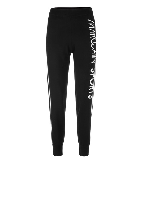 MARC CAIN SPORTS Black And White Pants | TS 81.18 M73