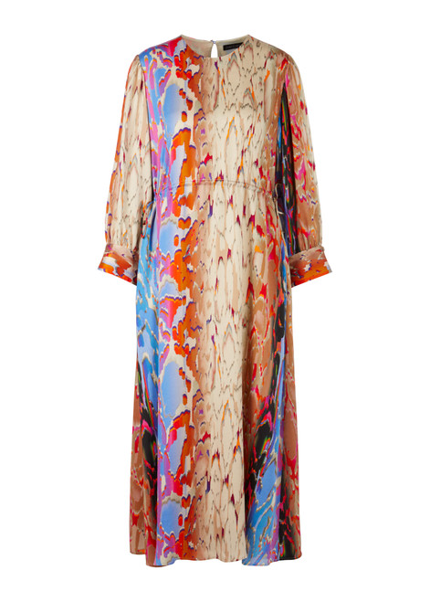 MARC CAIN COLLECTIONS Dark Summer Sky Dresses | VC 21.12 W38