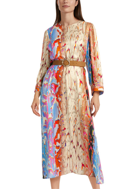 MARC CAIN COLLECTIONS Dark Summer Sky Dresses | VC 21.12 W38