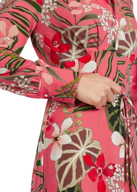 MARC CAIN Deep Coral Dresses | VC2153J28