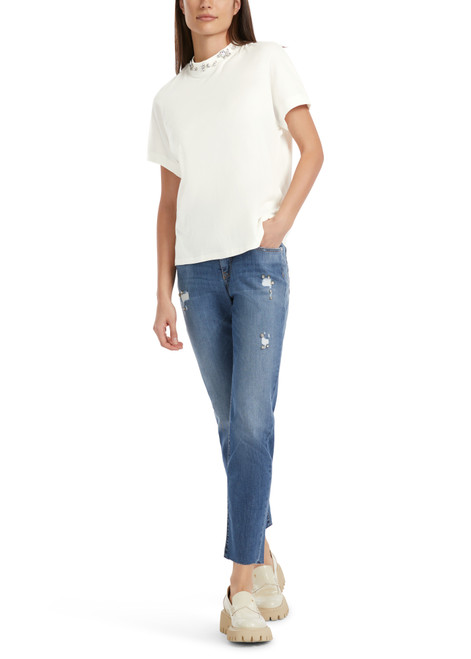 MARC CAIN Off White T-Shirts | VC4823J64