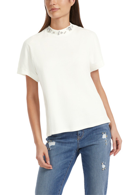 MARC CAIN Off White T-Shirts | VC4823J64