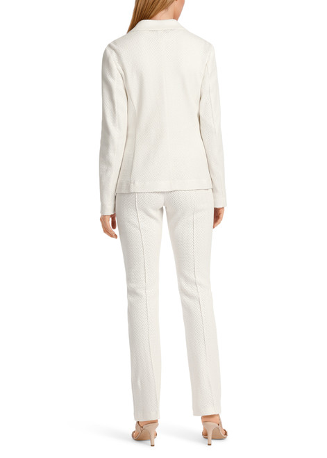 MARC CAIN Off White Blazer In Superstretch | WC3411J43