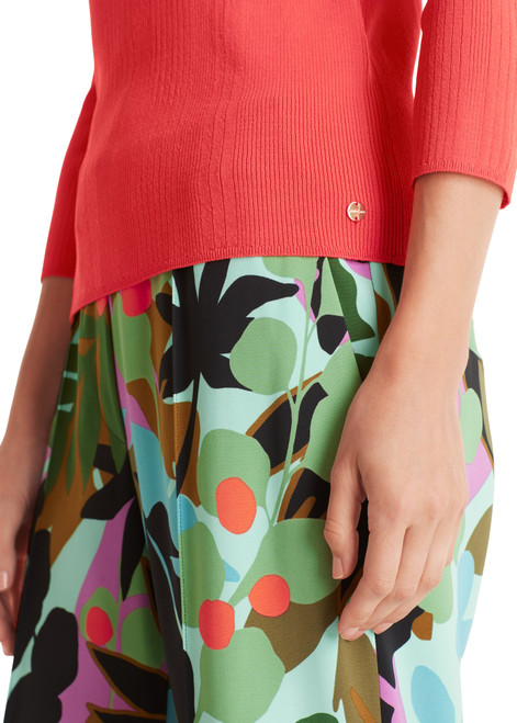MARC CAIN Bright Tomato Ladies Sweater | WC4101M39