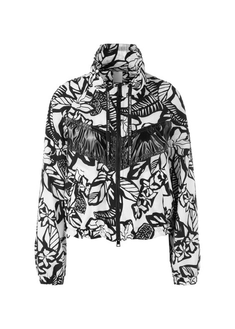 MARC CAIN White and Black Ladies Outdoor Jacket | WS1206W21