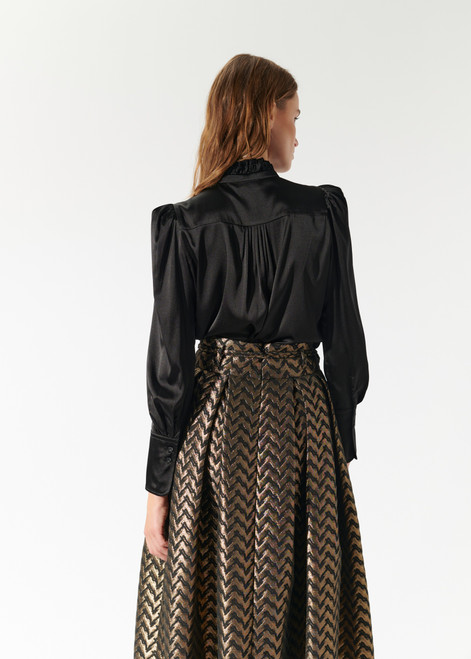 DEA KUDIBAL BLACK ROBERTA BLOUSE | 1921024