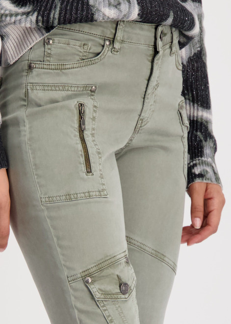 MONARI Green Soft Cargo Pants | 807395
