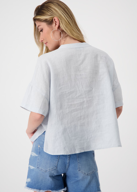 MONARI Sky Blouse Linen Oversize
