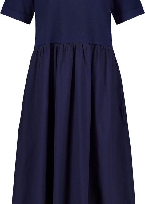 MONARI Navy Dress Maxi Material Mix