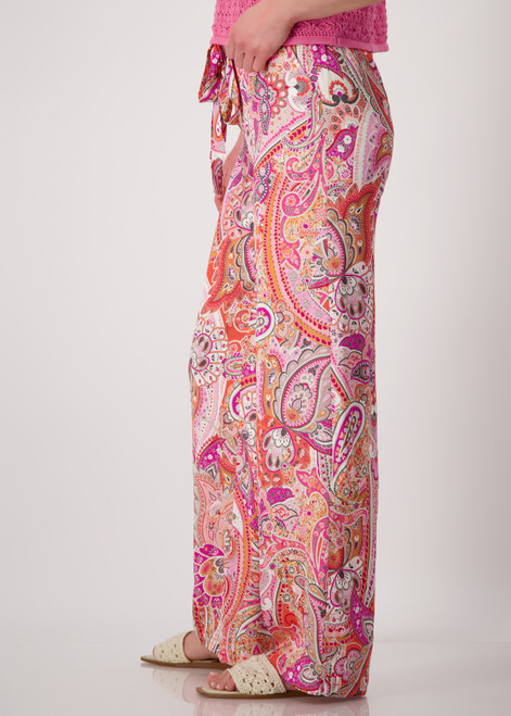 MONARI Apricot Ptd Paisley All-Over Pants