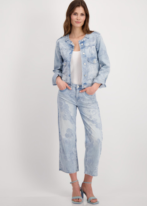 MONARI Jeans Pants Jeans Floral Print