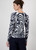 MONARI Deep Ocean Pattern Shirt With Ornament Pattern | 409089