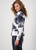 MONARI Blue Blazer With Floral Print | 409359