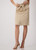 MONARI Brown Skirt With Frills | 409622
