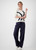MONARI Dark Denim Wide-Leg Pants