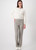 MONARI Sandshell Pattern Pants With Check Pattern