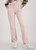 MONARI Pink Straight Trousers With Slit And Chain Belt | 407754