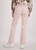 MONARI Pink Straight Trousers With Slit And Chain Belt | 407754